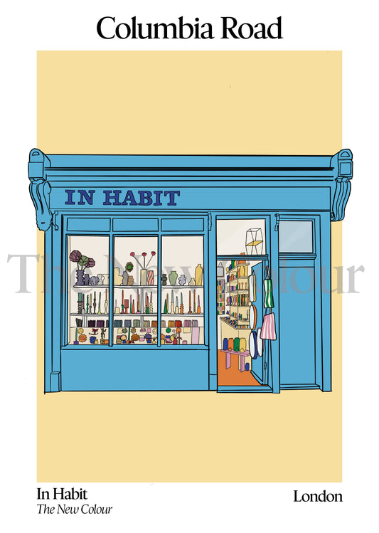Columbia Road Shop, London, Art Print