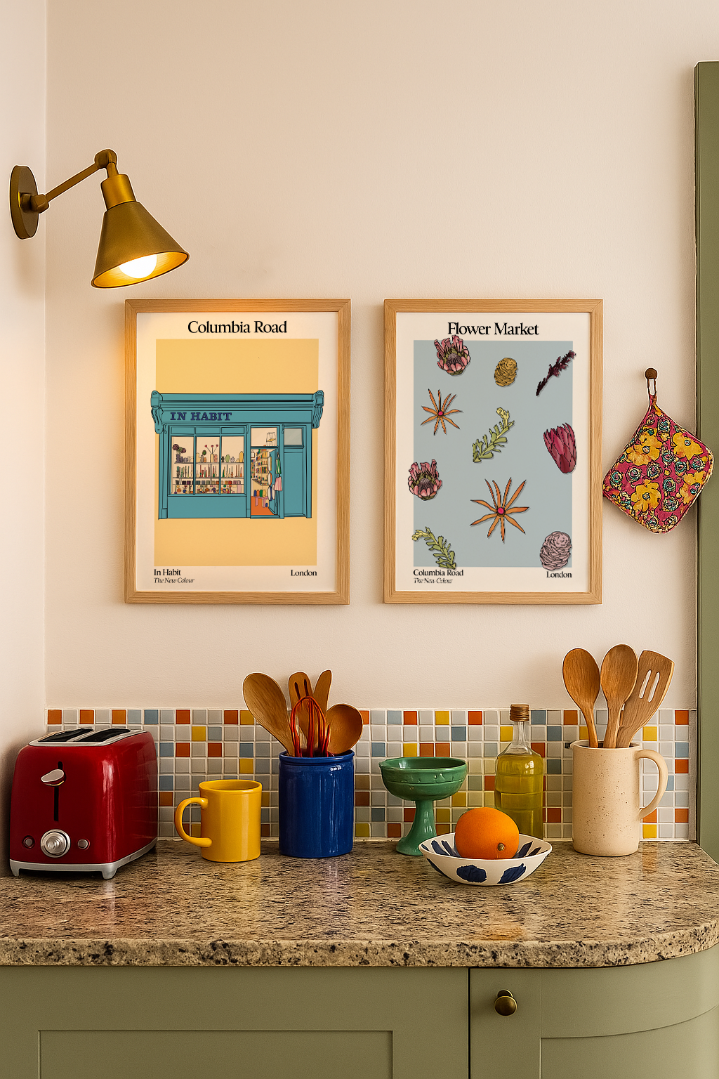 Columbia Road Flower Market, London, Art Print