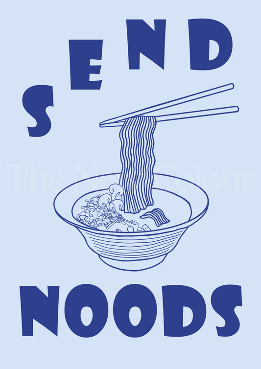 Send Noods, Art Print