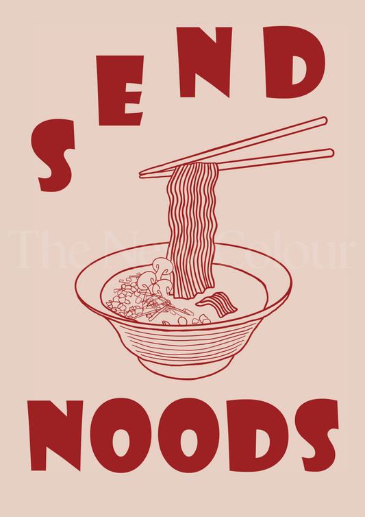 Send Noods, Art Print