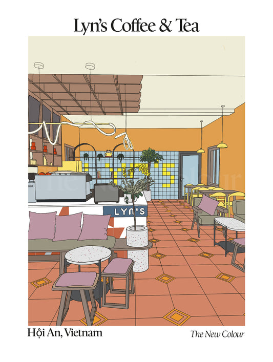 Lynns Cafe - Hoi An Vietnam, Art Print