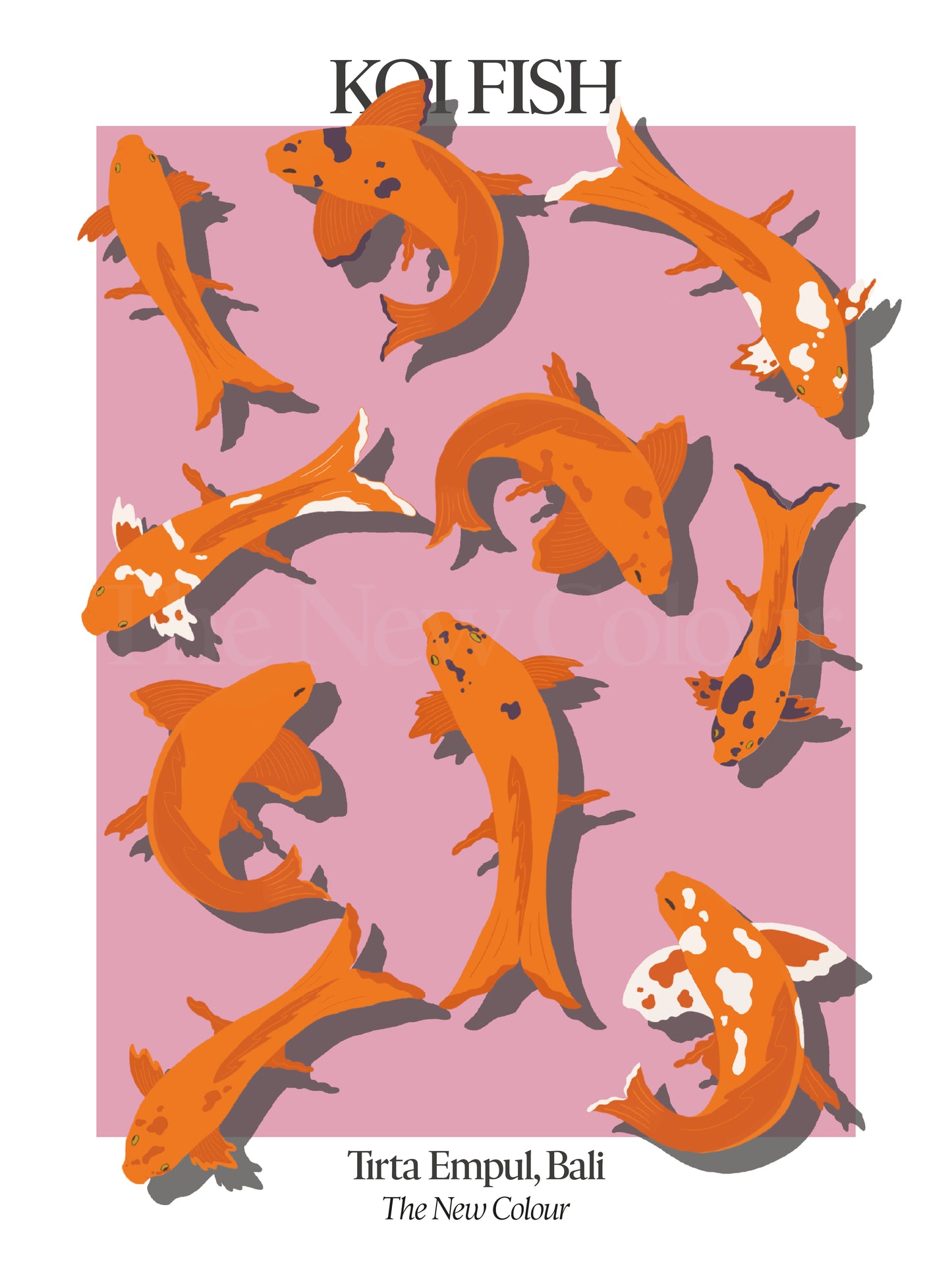Koi Fish, Art Print