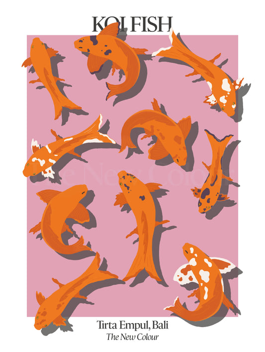 Koi Fish, Art Print