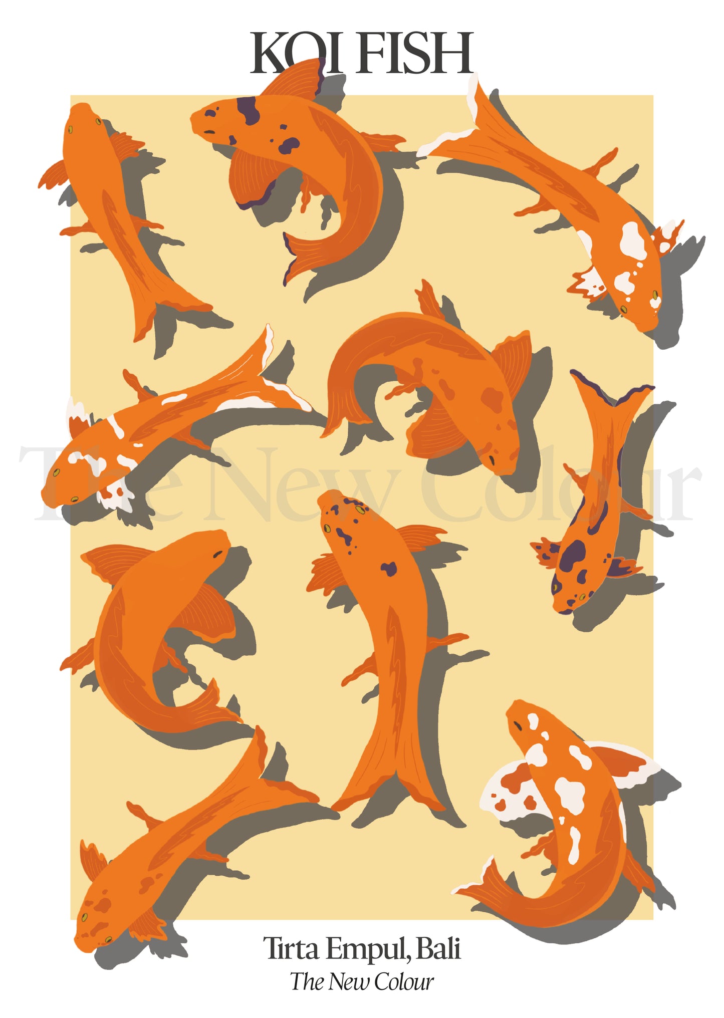 Koi Fish, Art Print