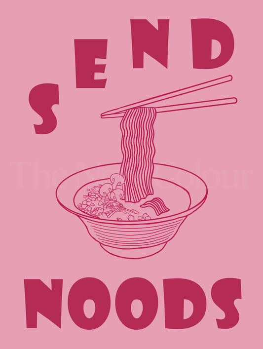 Send Noods, Art Print