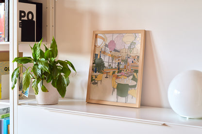 Mare Street Market - Hackney, Art Print