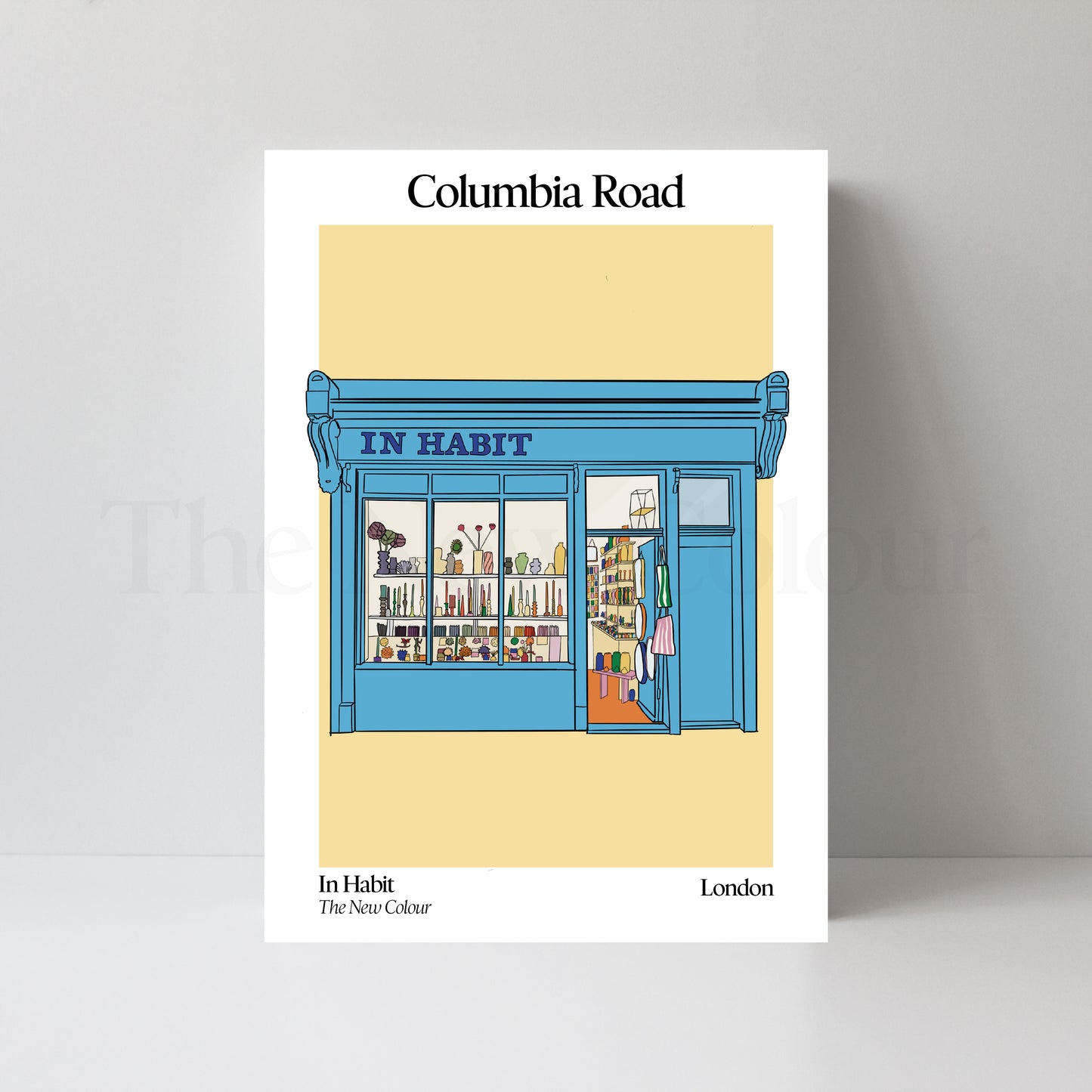 Columbia Road Shop, London, Art Print
