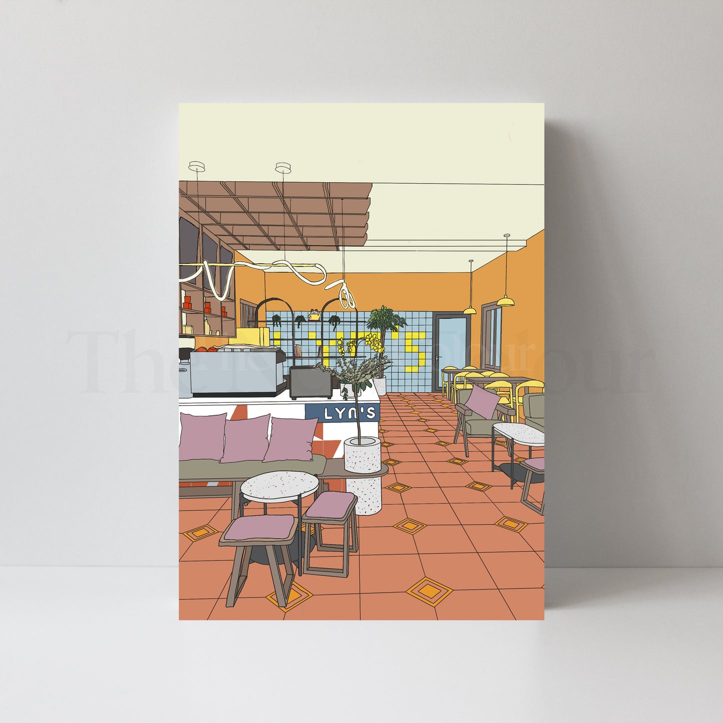 Lynns Cafe - Hoi An Vietnam, Art Print