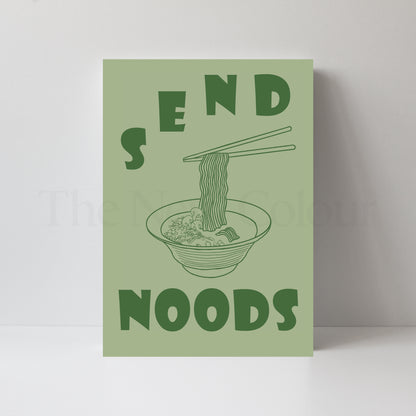 Send Noods, Art Print