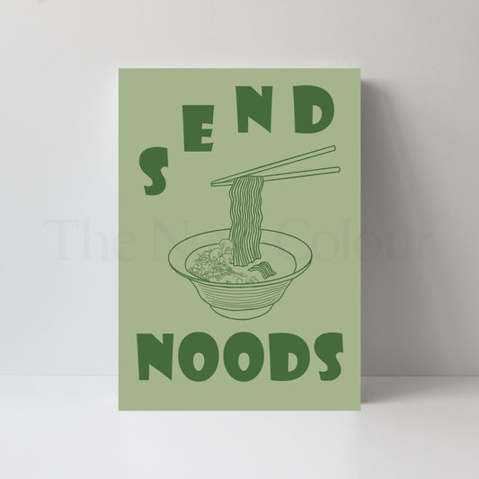 Send Noods, Art Print