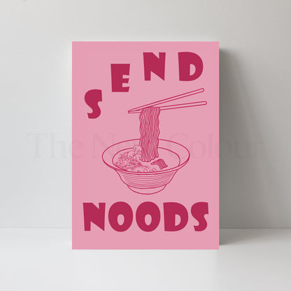 Send Noods, Art Print