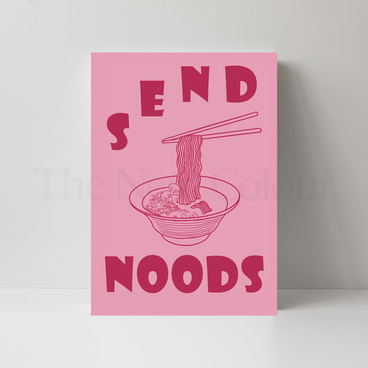 Send Noods, Art Print