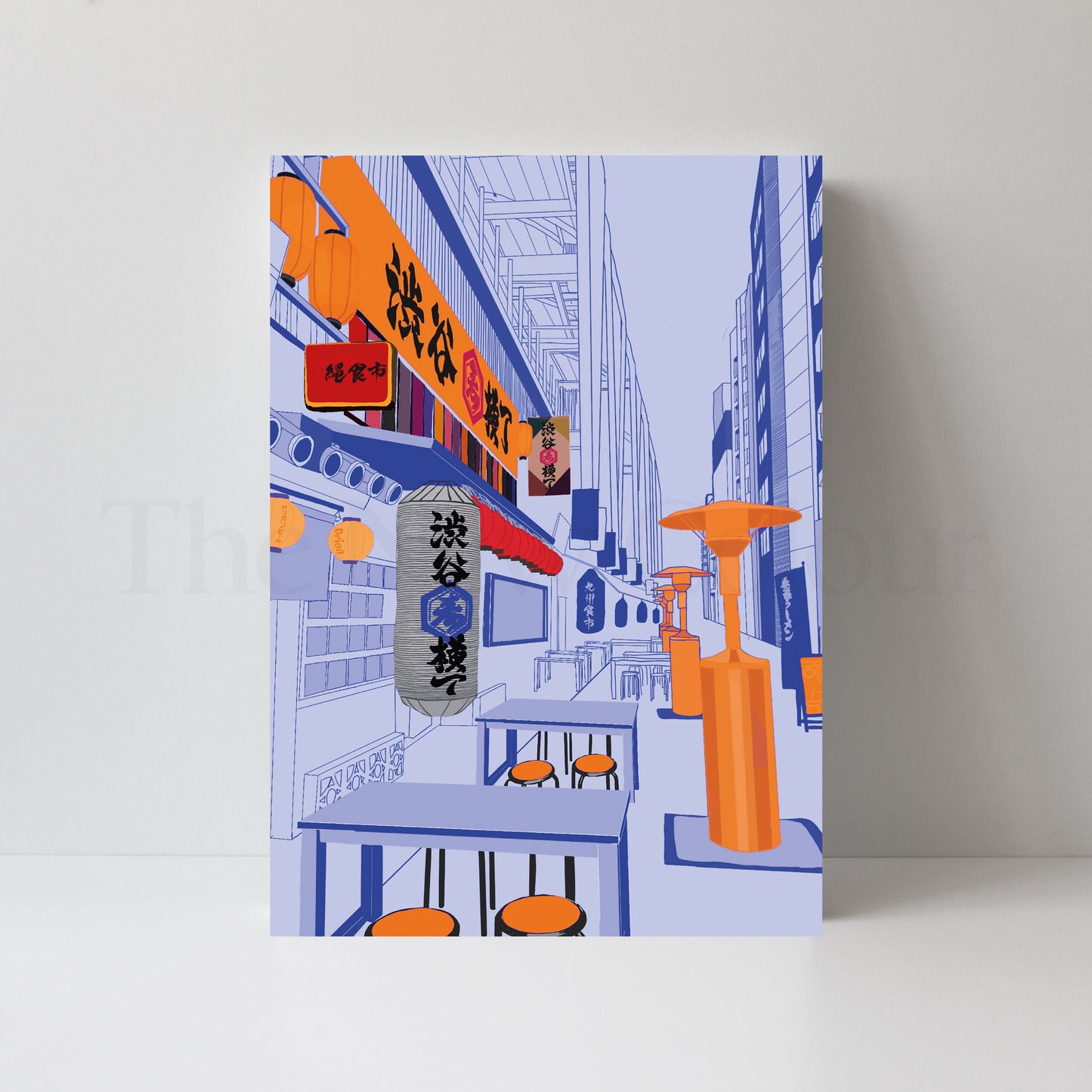 Shibuya Yokocho - Tokyo Japan Art Print