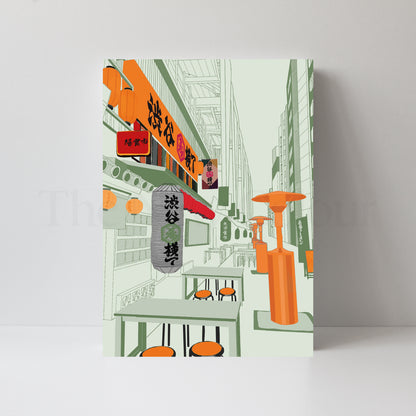 Shibuya Yokocho - Tokyo Japan Art Print