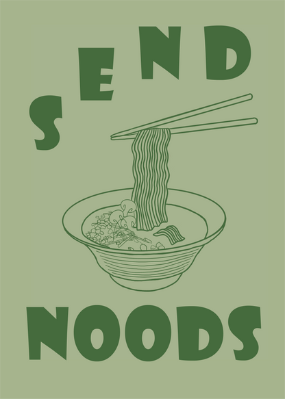 Send Noods, Art Print